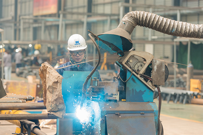 海南网架自动化焊接